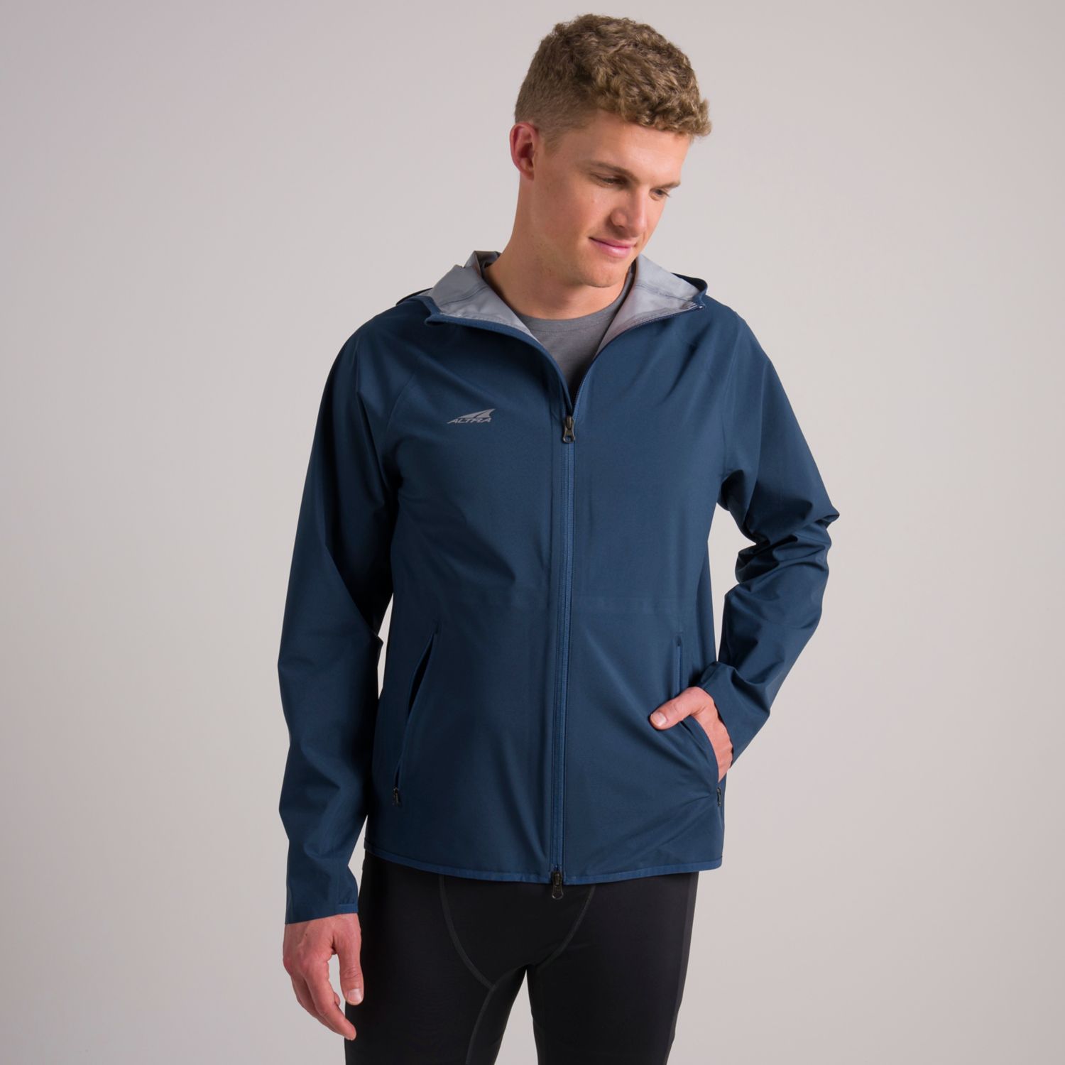 Chaqueta Para Correr Altra Waterproof Hombre Azules | Costa Rica-23704659